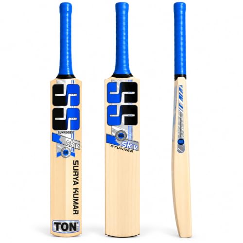 WRF Super Strock_Green Popular Willow Cricket Bat Full Size Play for Plastic Ball,Tenni…