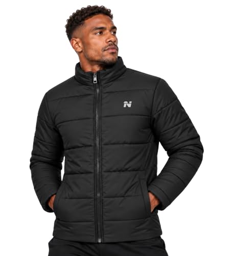 NINQ Winter Jacket for Men | High Neck Stand Collar With Full Sleeve | Puffer Winter Bo…