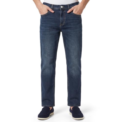 Spykar Men's Relaxed Fit Mid Rise Casual Jeans
