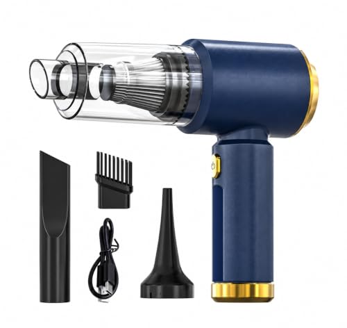 PESOMA Wireless Car Vacuum Cleaner 2 in 1 - Portable and Handheld High Power Rechargeab…