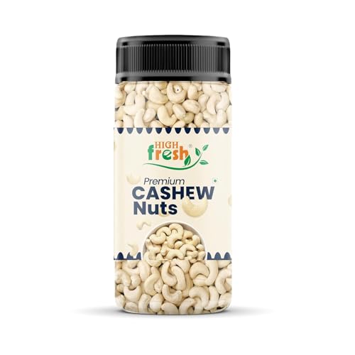 HighFresh Handpicked Whole Cashews 1kg | Premium Unpolished Kaju Kernels | Farm-Fresh,…