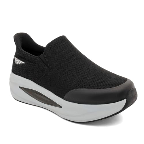 Red Tape Walking Shoes for Men in Black & Grey | Walking Shoes
