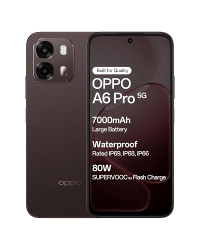 OPPO A6 Pro 5G Smartphone, 7000mAh Battery, 80W Fast Charging,16MP Front Camera & 50MP…