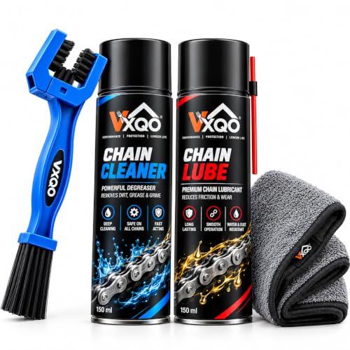 Bike Chain Cleaner and Lube Kit, 150ml Chain Cleaner + 150ml Chain Lubricant, Chain Cle…
