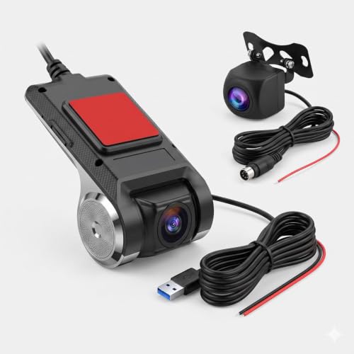 USB Dash Camera DVR for Car Android Screen