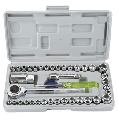 Bapa Sitaram Store 40-in-1 Screwdriver & Socket Wrench Tool Kit Set, Automobile & Motor…