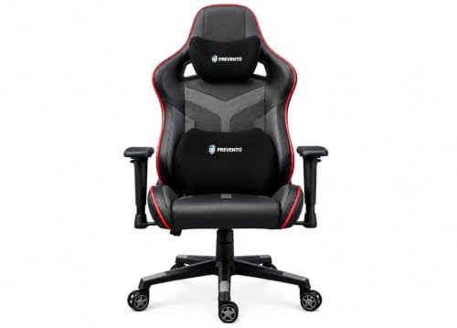 Prevento Gaming Chair Neck Support and Back Support Pillow Combo
