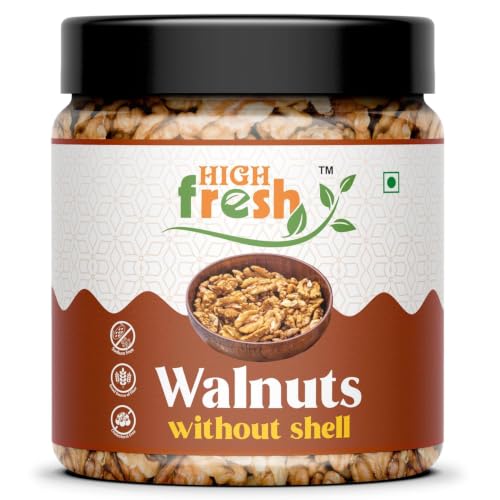 HighFresh Natural Walnut Kernels 500GM | Premium Akhrot Giri Without Shell | Crunchy Dr…