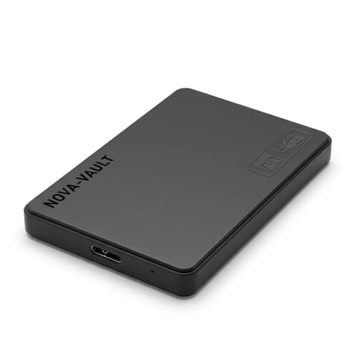 MAYUMI NOVA-Vault 1TB Portable External Hard Disk Drive, USB 3.0 High Speed, Slim & Lig…