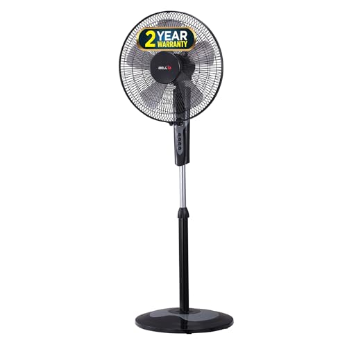 IBELL CHROME10 16 Inch Pedestal Fan | 2-Year Warranty | 100% Copper Motor | 55W | 3 Spe…
